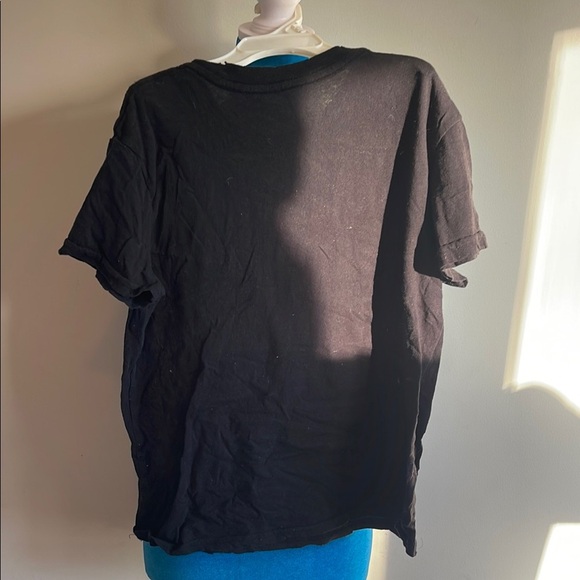 The Rolling Stones Kids Black Tee with Colorful Tongue Graphic - Picture 3 of 3